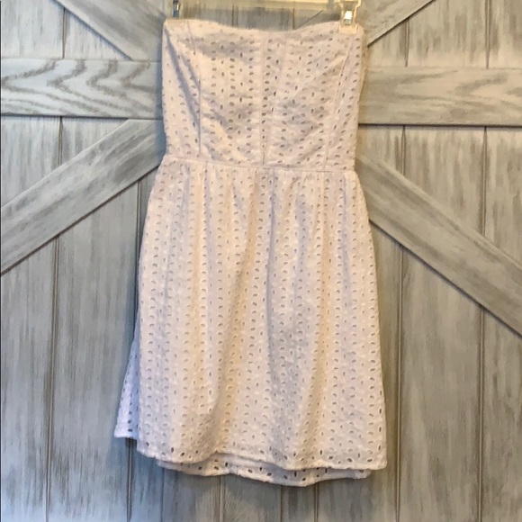 Strapless white dress - Picture 1 of 1